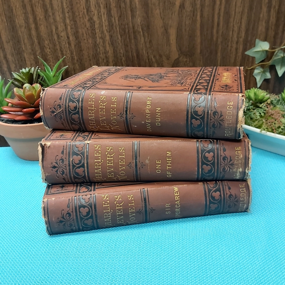 🕰 Charles Lever's Novels 📚 3 Book Set